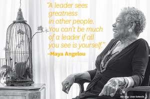 Maya Angelou leadership quote